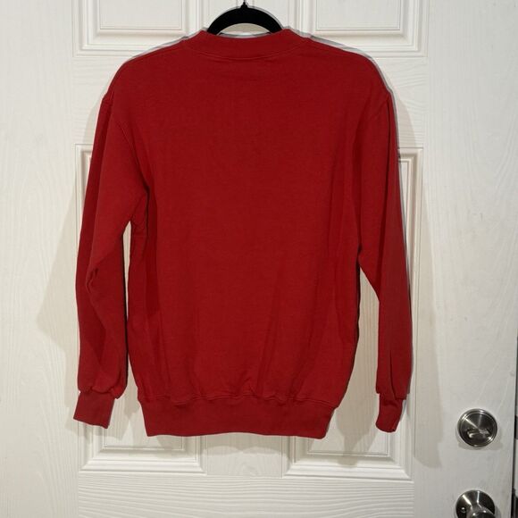 Vintage Walt Disney World Mickey Mouse Red Sweatshirt Adult S Crewneck Pullover - Picture 4 of 4